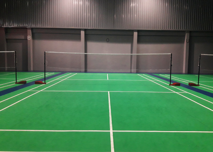 how to set up regulation badminton nets