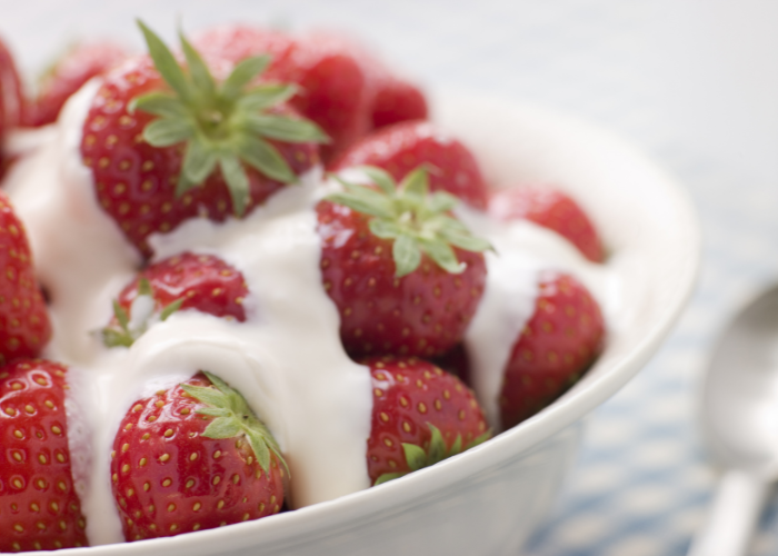 strawberries and cream